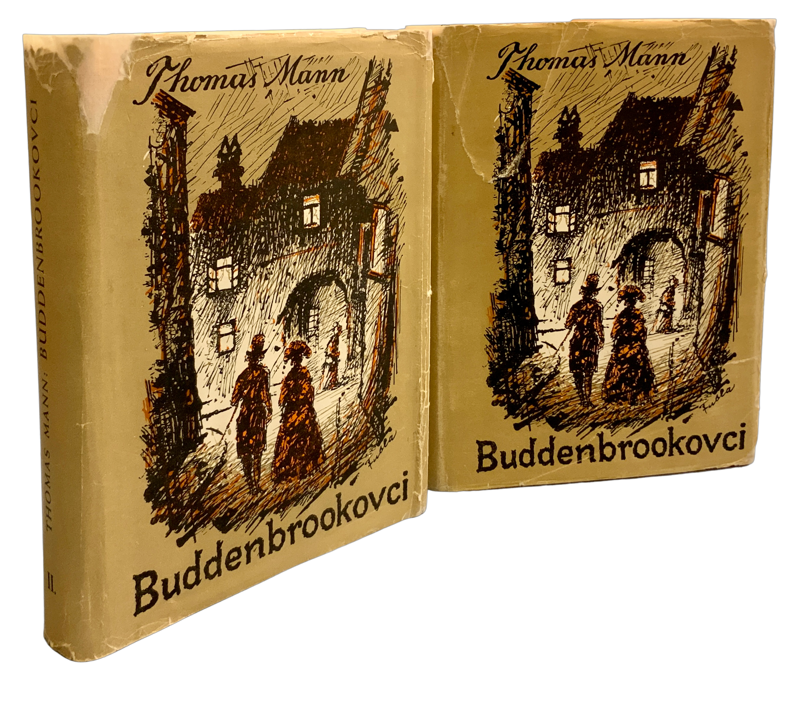 Buddenbrookovci. Úpadok rodiny. I.-II. (komplet) - obálka Ľudovít FULLA